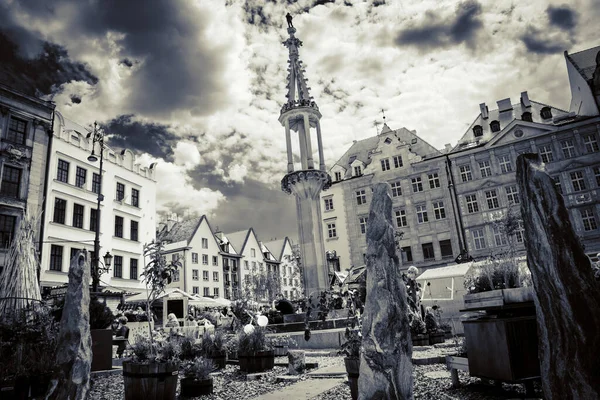 Beautiful Picturesque Center Wroclaw — Stockfoto