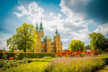 Kopenhag 'daki Güzel Rosenborg Kalesi
