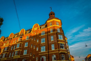 Kopenhag Şehri, Danimarka, İskandinavya. Güzel bir yaz günü