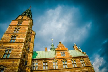 Kopenhag 'daki Güzel Rosenborg Kalesi