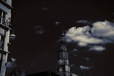 Wroclaw 'ın güzel, resimsi merkezi