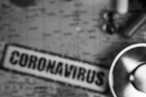 Koronavirus Hrozba Epidemie Číny — Stock fotografie