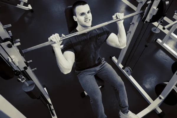 Man Goes Sports Gym — Stock Photo, Image