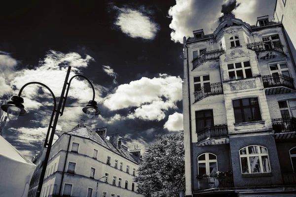 旧ポーランドの都市の建築 ウォークロウ — ストック写真