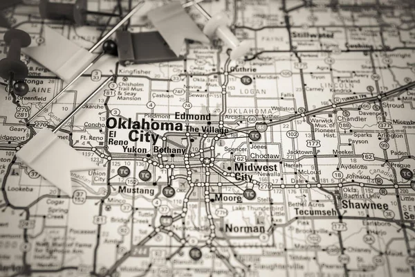 Oklahoma City Usa Sfondo Viaggio — Foto Stock
