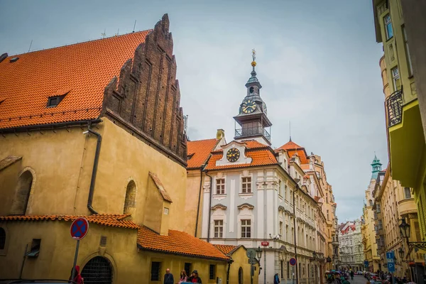 Krásné Ulice Architektura Podzimu Praha — Stock fotografie