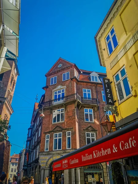 Kopenhagen Zomer Mooie Architectuur Reizen Achtergrond — Stockfoto