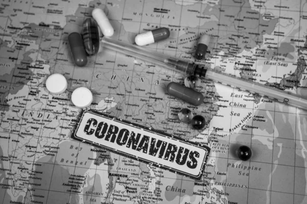 Coronavirus Eine Bedrohung Aus China Gesundheitsepidemie — Stockfoto