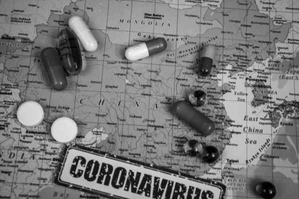 Coronavirus Απειλή Μιας Επιδημίας Από Την Κίνα — Φωτογραφία Αρχείου