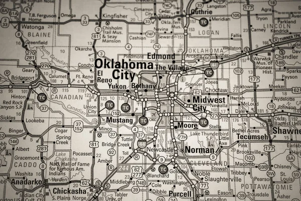 Oklahoma City Antecedentes Viajes —  Fotos de Stock