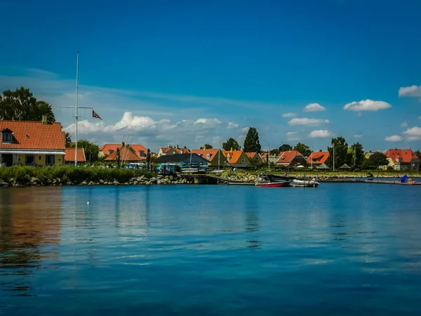 Krásná Mořská Vesnice Dánsku — Stock fotografie