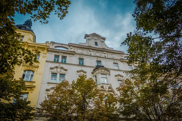 Hermosas Calles Arquitectura Otoño Praga — Foto de Stock