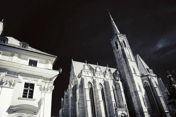 Prachtige Kerken Van Wroclaw Bezienswaardigheden Reizen Europa — Stockfoto