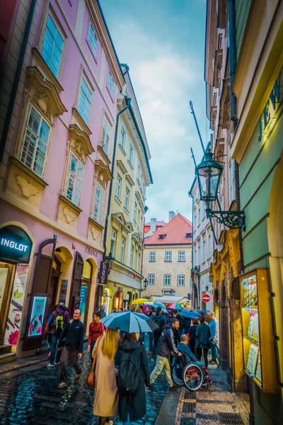Belles Rues Architecture Automne Prague — Photo