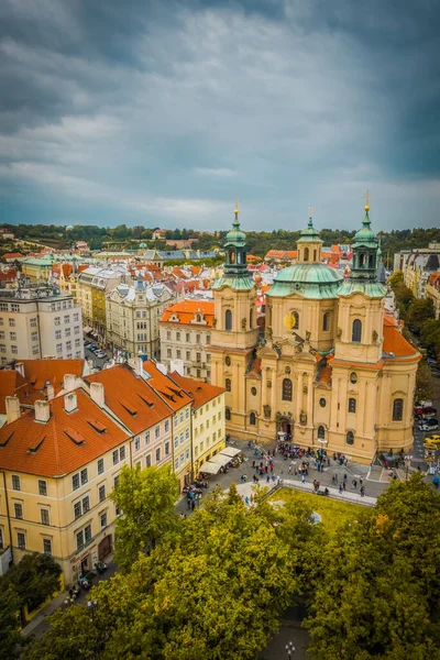 Magnifica Architettura Della Praga Medievale Viaggio Europa — Foto Stock