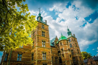 Kopenhag 'daki Güzel Rosenborg Kalesi