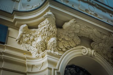 Güz Prag 'ın güzel sokakları ve mimarisi