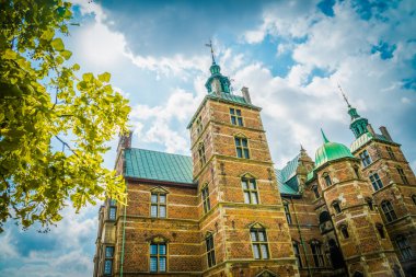 Kopenhag 'daki Güzel Rosenborg Kalesi