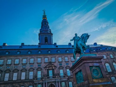 Kopenhag yazı. Güzel mimari seyahat geçmişi.