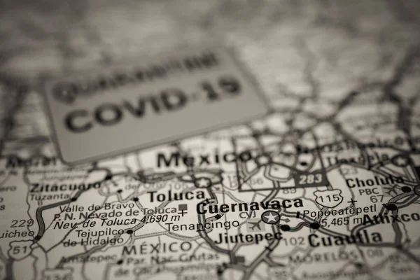 Mexico Coronavirus Covid-19 Quarantine background