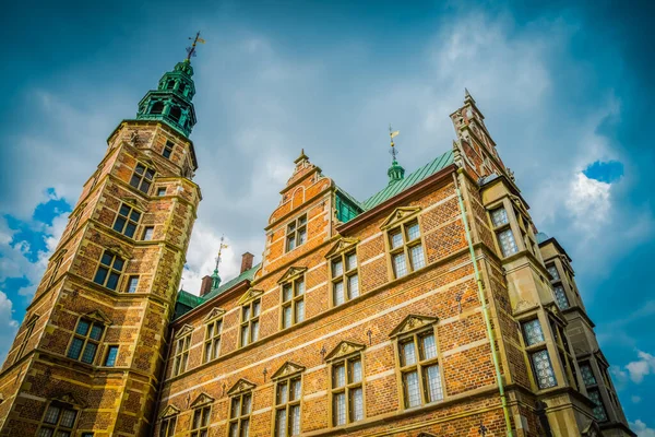 Hermoso Castillo Rosenborg Copenhague — Foto de Stock