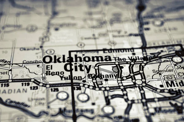 Oklahoma City Usa Background Viagens — Fotografia de Stock