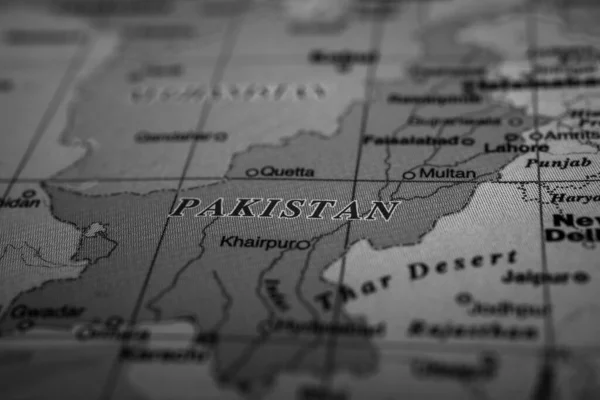 Pakistan Wereldkaart — Stockfoto