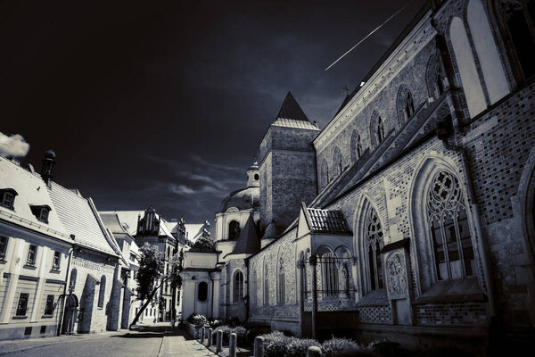 Архитектура старого польского города. Вроцлав
