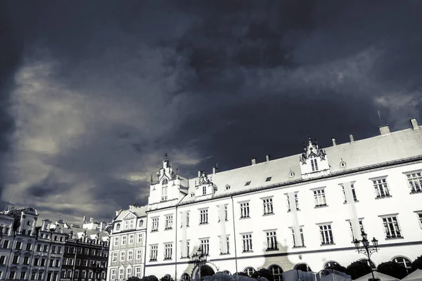 Eski Renkli Evleri Olan Wroclaw Merkez Pazar Meydanı — Stok fotoğraf