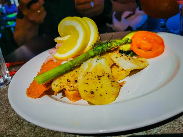 Heerlijk Eten Denemarken Een Café — Stockfoto