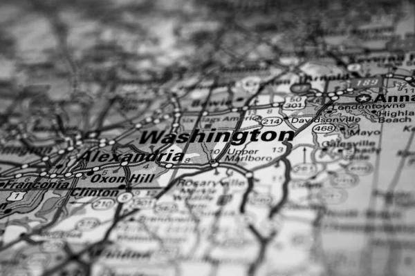 Washington Mapa Fondo — Foto de Stock
