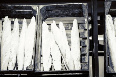 Kahvaltı için kafede nefis taze hamur işleri.