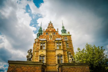 Kopenhag 'daki Güzel Rosenborg Kalesi