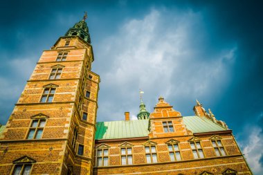 Kopenhag 'daki Güzel Rosenborg Kalesi