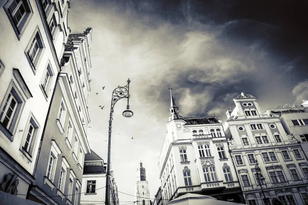 Великолепные Красивые Улицы Вроцлава — стоковое фото