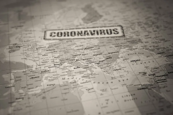 Coronavirus Covid Tehlikesi — Stok fotoğraf