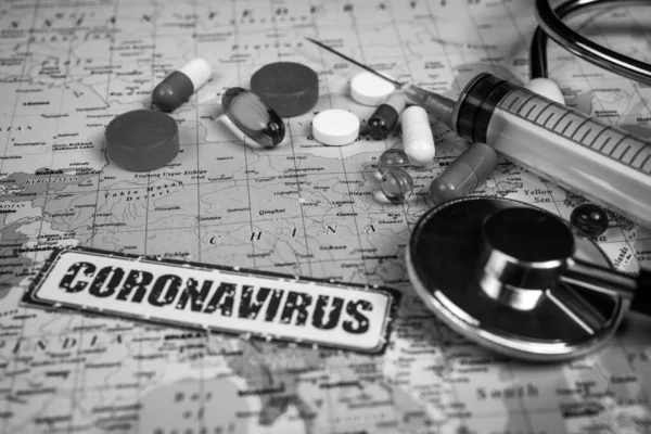 Coronavirus Threat Epidemic China — Stock Photo, Image