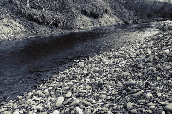 Piękna Przyroda Gór Rzek — Zdjęcie stockowe
