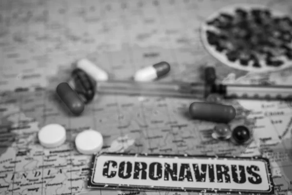 Coronavirus Minaccia Epidemia Dalla Cina — Foto Stock