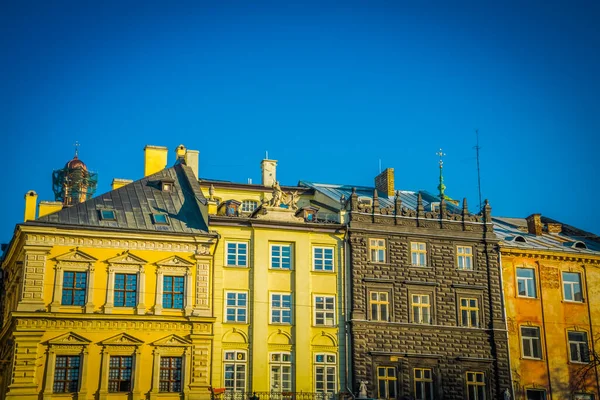 Prächtige Winterliche Lemberger Architektur Und Straßen — Stockfoto