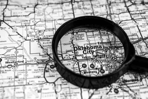 Oklahoma City Amerikai Háttér Utazás — Stock Fotó