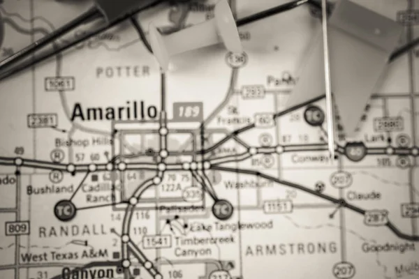 Mapa Amarilo Tło Usa Podróże — Zdjęcie stockowe