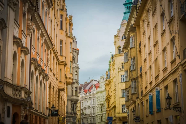 Prachtige Straten Architectuur Van Herfst Praag — Stockfoto