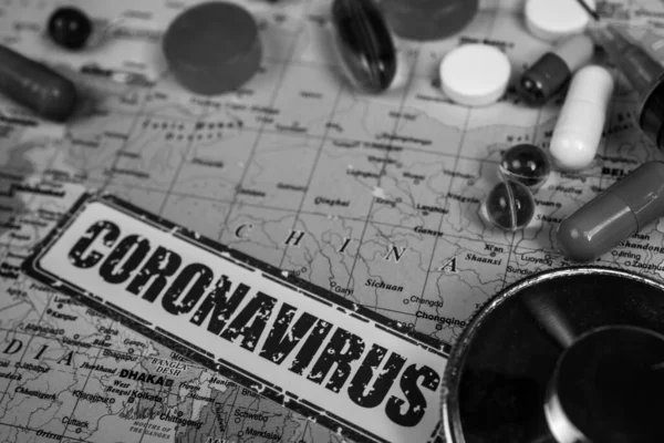 Coronavirus Απειλή Μιας Επιδημίας Από Την Κίνα — Φωτογραφία Αρχείου