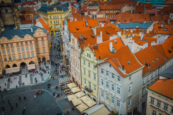 Prachtige Architectuur Van Middeleeuws Praag Een Reis Naar Europa — Stockfoto