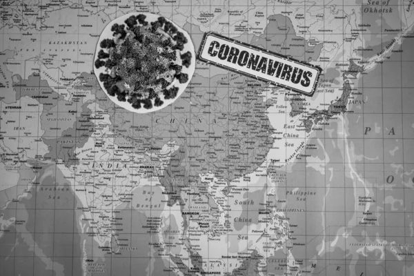 Coronavirus Une Menace Chinoise Épidémie — Photo