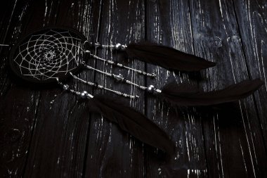 Tahta arka planda düş kapanı