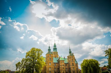 Kopenhag 'daki Güzel Rosenborg Kalesi