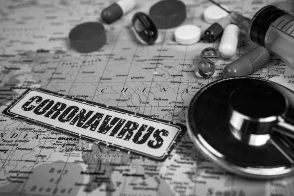 Coronavirus Threat China Health Epidemic — Stock Photo, Image