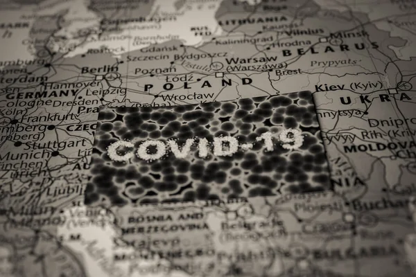 West Europe Coronavirus Covid-19 Quarantine  background